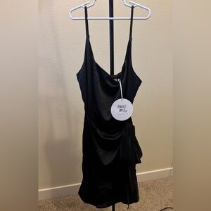 Princess Polly Cottage Hill Mini Black Dress